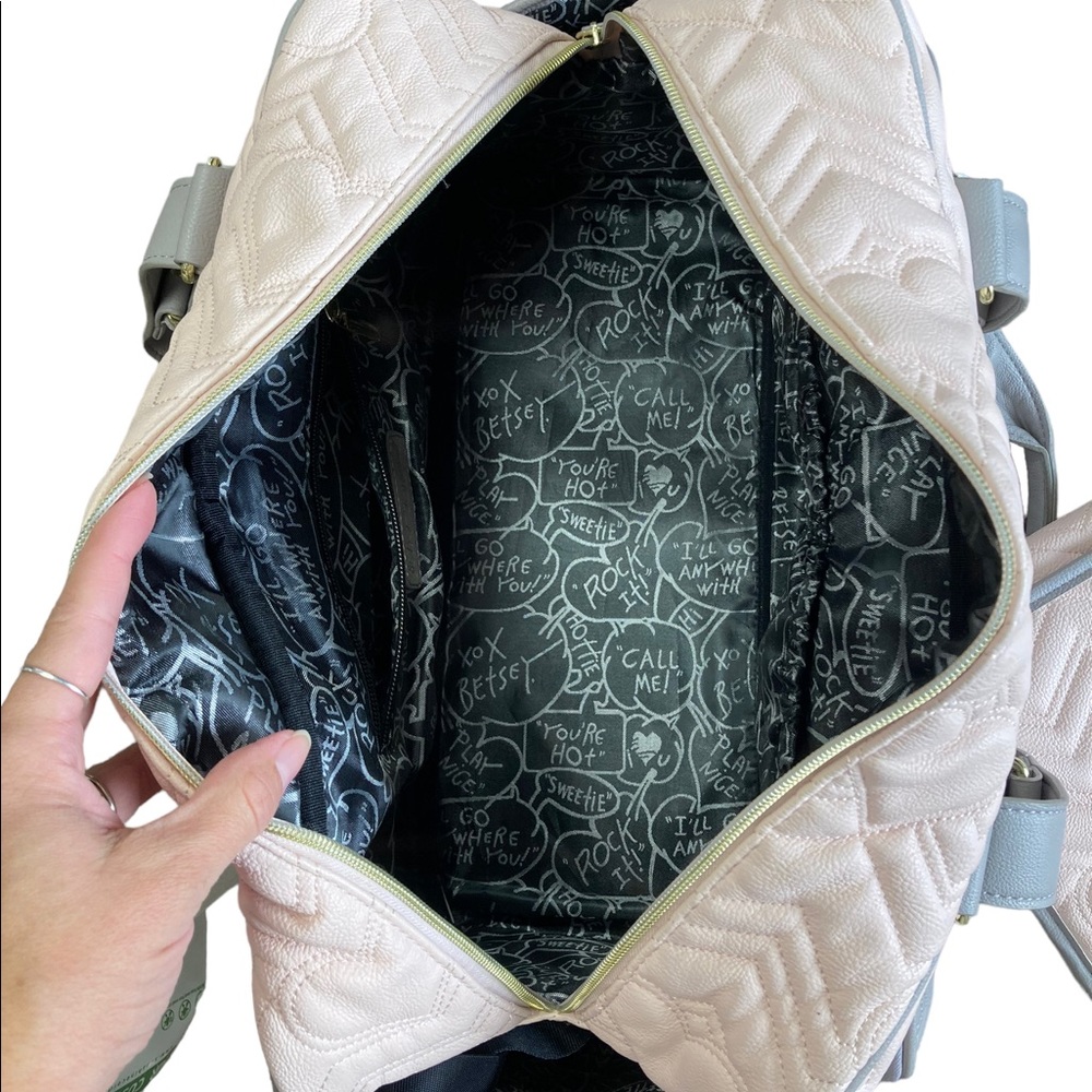 Betsey Johnson Diaper Bag with Changing Pad - Picture 8 of 16